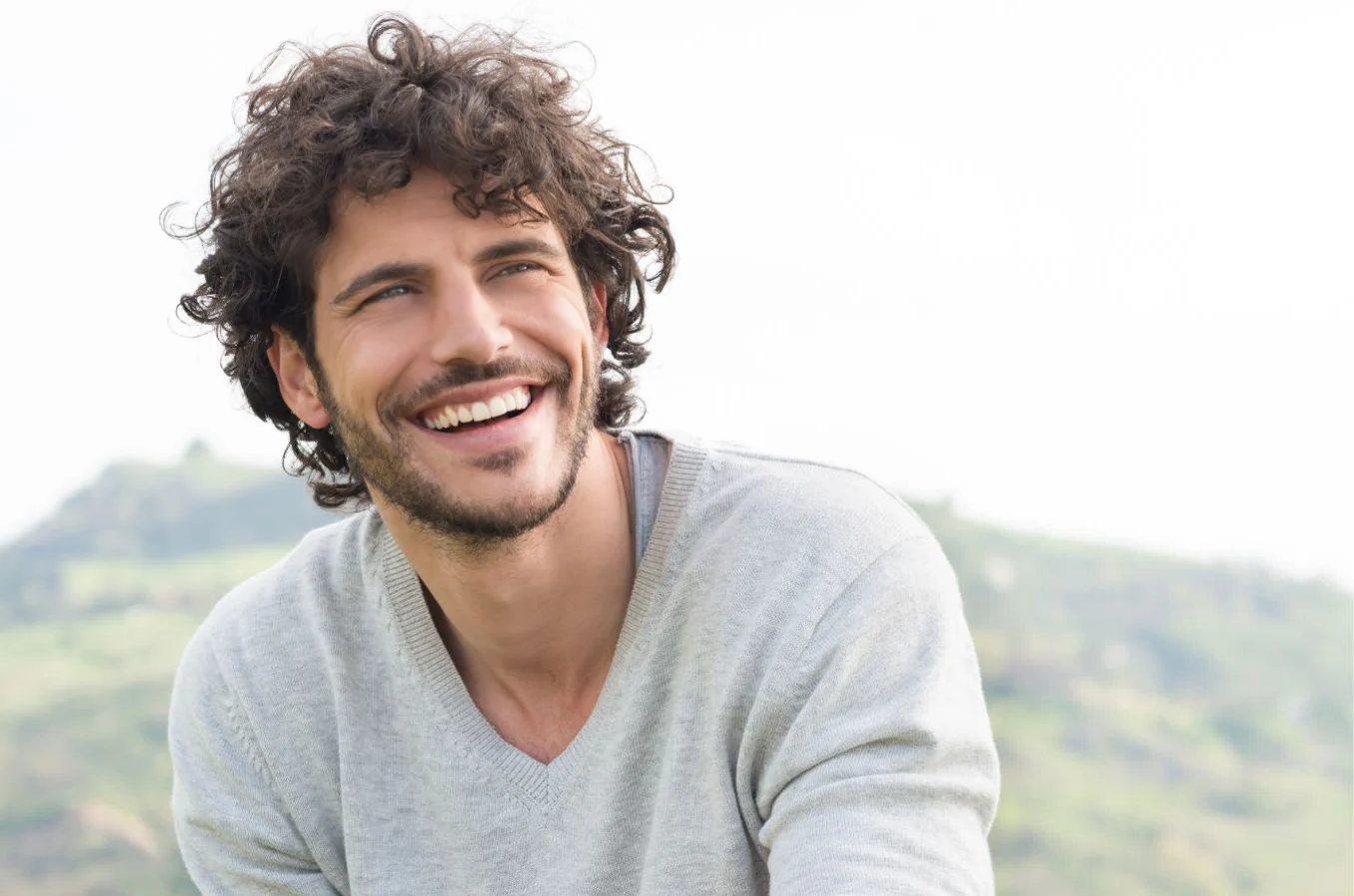 Man Smiling With Nice Teeth