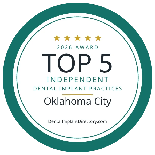 Top 5 OKC Dental Implant Provider Award